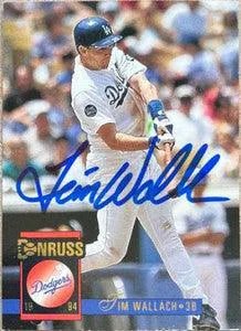 Tim Wallach Signed 1994 Donruss Baseball Card - Los Angeles Dodgers