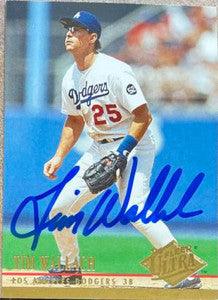 Tim Wallach Signed 1994 Fleer Ultra Baseball Card - Los Angeles Dodgers - PastPros