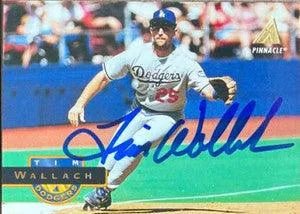Tim Wallach Signed 1994 Pinnacle Baseball Card - Los Angeles Dodgers
