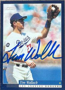 Tim Wallach Signed 1994 Score Baseball Card - Los Angeles Dodgers - PastPros