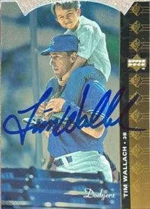 Tim Wallach Signed 1994 SP Die Cuts Baseball Card - Los Angeles Dodgers