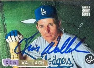 Tim Wallach Signed 1994 Stadium Club Golden Rainbow Baseball Card - Los Angeles Dodgers
