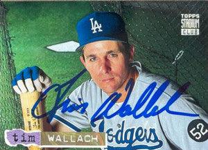 Tim Wallach Signed 1994 Stadium Club Golden Rainbow Baseball Card - Los Angeles Dodgers - PastPros