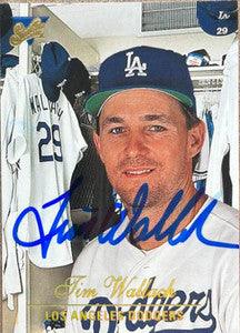 Tim Wallach Signed 1994 Studio Baseball Card - Los Angeles Dodgers - PastPros