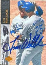 Tim Wallach Signed 1994 Upper Deck Baseball Card - Los Angeles Dodgers