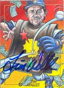 Tim Wallach Signed 1995 Cardtoons Baseball Card - Los Angeles Dodgers