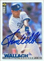 Tim Wallach Signed 1995 Collector's Choice Baseball Card - Los Angeles Dodgers