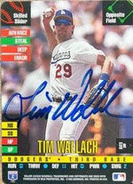 Tim Wallach Signed 1995 Donruss Top of the Order Baseball Card - Los Angeles Dodgers