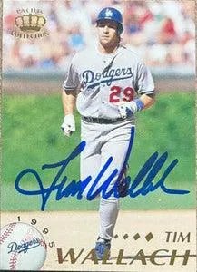 Tim Wallach Signed 1995 Pacific Baseball Card - Los Angeles Dodgers