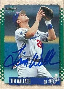 Tim Wallach Signed 1995 Score Baseball Card - Los Angeles Dodgers