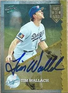 Tim Wallach Signed 1995 Score Hall of Gold Baseball Card - Los Angeles Dodgers