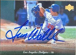 Tim Wallach Signed 1995 Upper Deck Baseball Card - Los Angeles Dodgers - PastPros