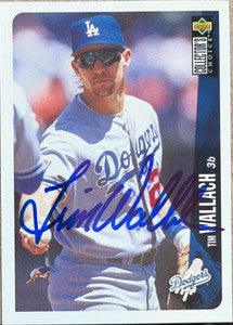 Tim Wallach Signed 1996 Collector's Choice Baseball Card - Los Angeles Dodgers - PastPros