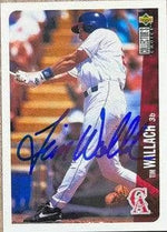 Tim Wallach Signed 1996 Collector's Choice Baseball Card - California Angels