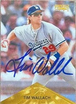 Tim Wallach Signed 1996 Pinnacle Baseball Card - Los Angeles Dodgers