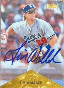 Tim Wallach Signed 1996 Pinnacle Baseball Card - Los Angeles Dodgers