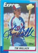 Tim Wallach Signed 2003 Topps All-Time Fan Favorites Baseball Card - Montreal Expos