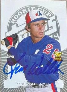 Tim Wallach Signed 2005 Topps Rookie Cup Baseball Card - Montreal Expos