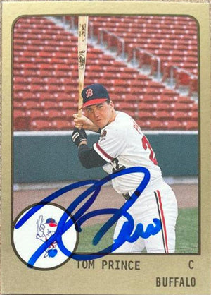 Tom Prince Signed 1988 ProCards Baseball Card - Buffalo Bisons - PastPros