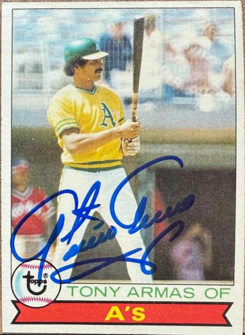 Tony Armas Signed 1979 Topps Baseball Card - Oakland A's
