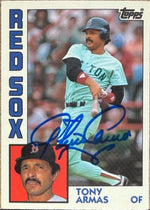 Tony Armas Signed 1984 Topps TIFFANY Baseball Card - Boston Red Sox