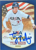 Tyler Naquin Signed 2013 Panini USA Champions Baseball Card - Team USA