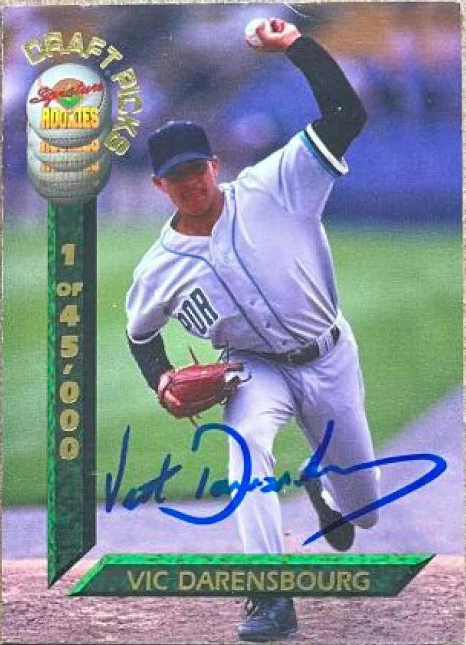 Vic Darensbourg Signed 1994 Signature Rookies Baseball Card