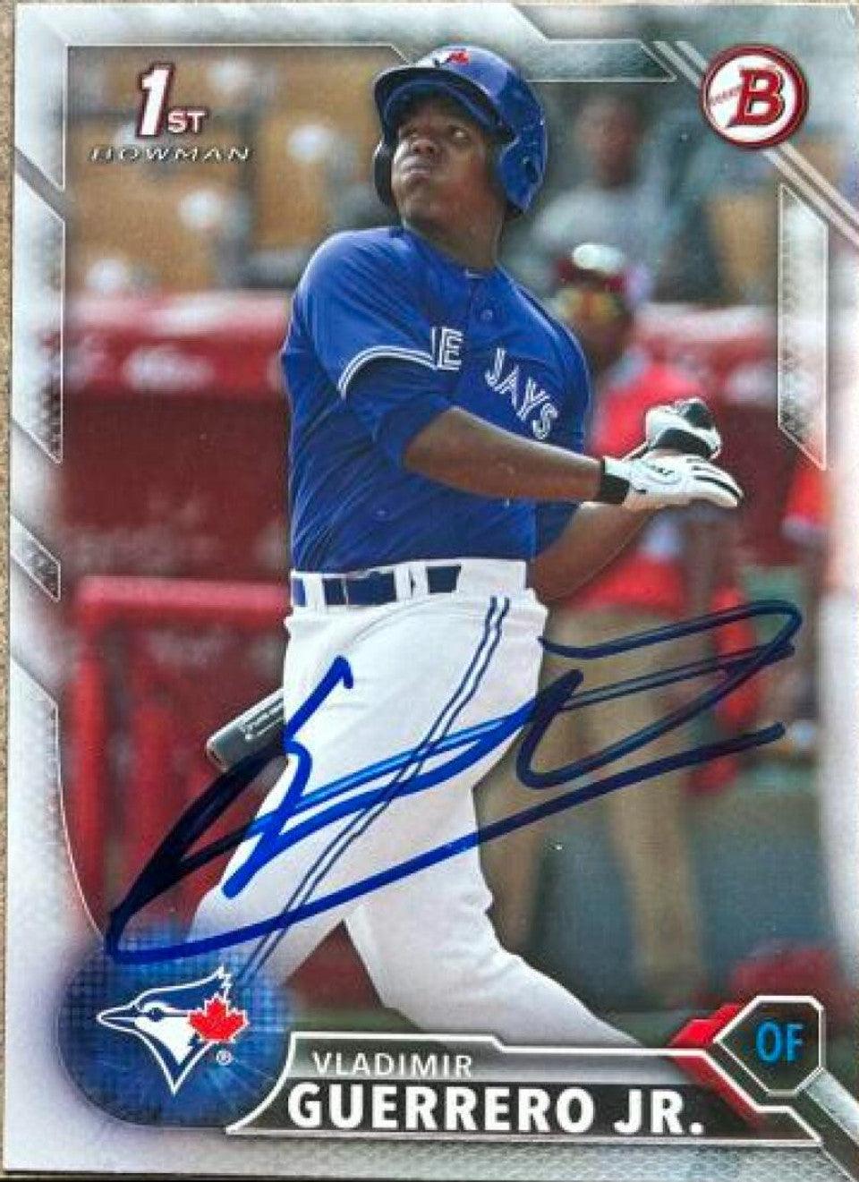 Vladimir Guerrero Jr 2016 Bowman Prospects Baseball Card - Toronto Blue Jays - PastPros