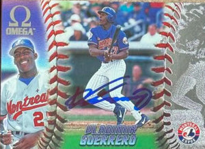 Vladimir Guerrero Signed 1998 Pacific Omega Baseball Card - Montreal Expos #150