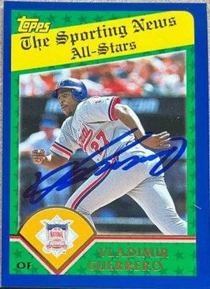 Vladimir Guerrero Signed 2003 Topps All-Star Baseball Card - Montreal Expos