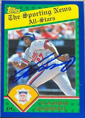 Vladimir Guerrero Signed 2003 Topps All-Star Baseball Card - Montreal Expos - PastPros