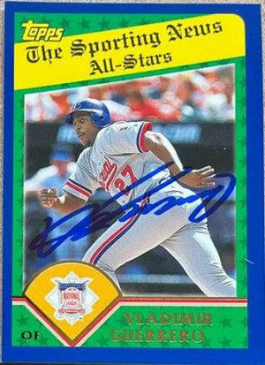 Vladimir Guerrero Signed 2003 Topps All-Star Baseball Card - Montreal Expos - PastPros