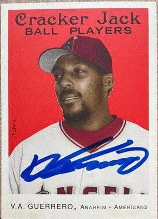 Vladimir Guerrero Signed 2004 Topps Cracker Jack Baseball Card - Anaheim Angels