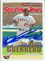 Vladimir Guerrero Signed 2005 Topps All-Star Baseball Card - Anaheim Angels