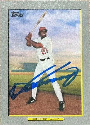 Vladimir Guerrero Signed 2009 Topps Turkey Red Baseball Card - Anaheim Angels - PastPros