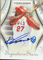 Vladimir Guerrero Signed 2009 Upper Deck Signature Stars Baseball Card - Anaheim Angels #99