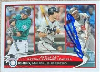 Vladimir Guerrero Signed 2012 Topps Update Baseball Card - Baltimore Orioles