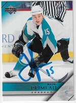 Wayne Primeau Signed 2005-06 Upper Deck Hockey Card - San Jose Sharks