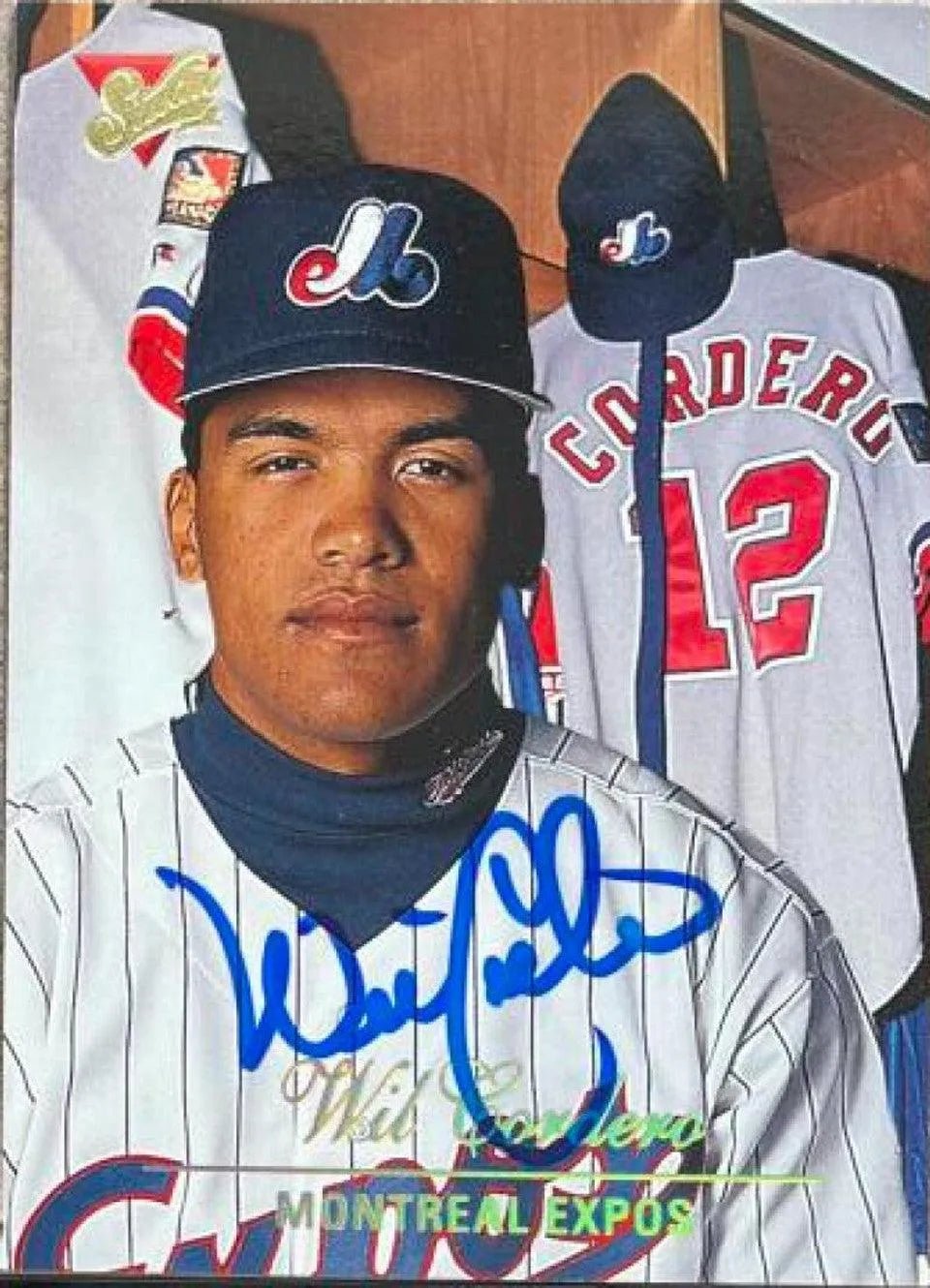 Wil Cordero Signed 1994 Studio Baseball Card - Montreal Expos