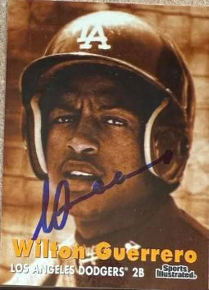 Wilton Guerrero Signed 1997 Sports Illustrated Baseball Card - Los Angeles Dodgers #9