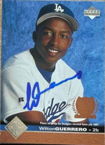 Wilton Guerrero Signed 1997 Upper Deck Baseball Card - Los Angeles Dodgers #399 MLD