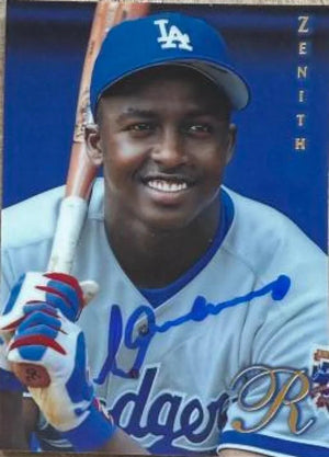 Wilton Guerrero Signed 1997 Zenith Baseball Card - Los Angeles Dodgers #46