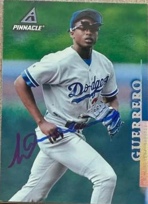 Wilton Guerrero Signed 1998 Pinnacle Baseball Card - Los Angeles Dodgers #46