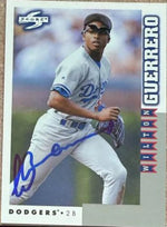 Wilton Guerrero Signed 1998 Score Rookie & Traded Baseball Card - Los Angeles Dodgers #RT147