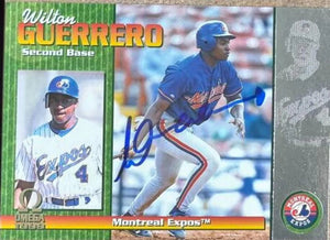 Wilton Guerrero Signed 1999 Pacific Omega Baseball Card - Montreal Expos #146