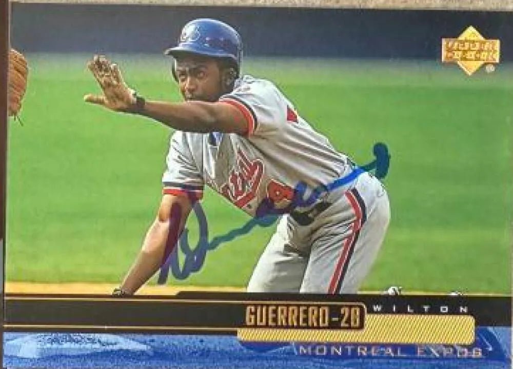 Wilton Guerrero Signed 2000 Upper Deck Baseball Card - Montreal Expos #162