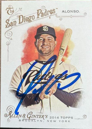 Yonder Alonso Signed 2014 Allen & Ginter Baseball Card -San Diego Padres (SP) - PastPros