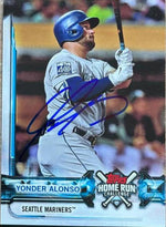Yonder Alonso Signed 2018 Topps Home Run Challenge Baseball Card - Seattle Mariners