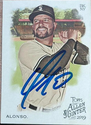 Yonder Alonso Signed 2019 Allen & Ginter Baseball Card - Chicago White Sox - PastPros