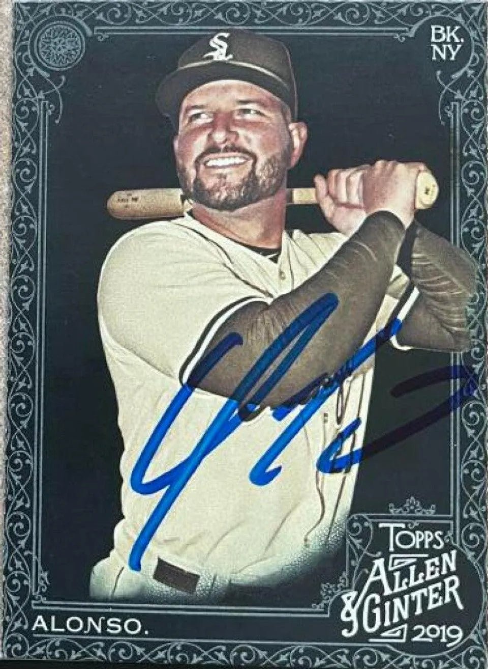 Yonder Alonso Signed 2019 Allen & Ginter X Baseball Card - Chicago White Sox